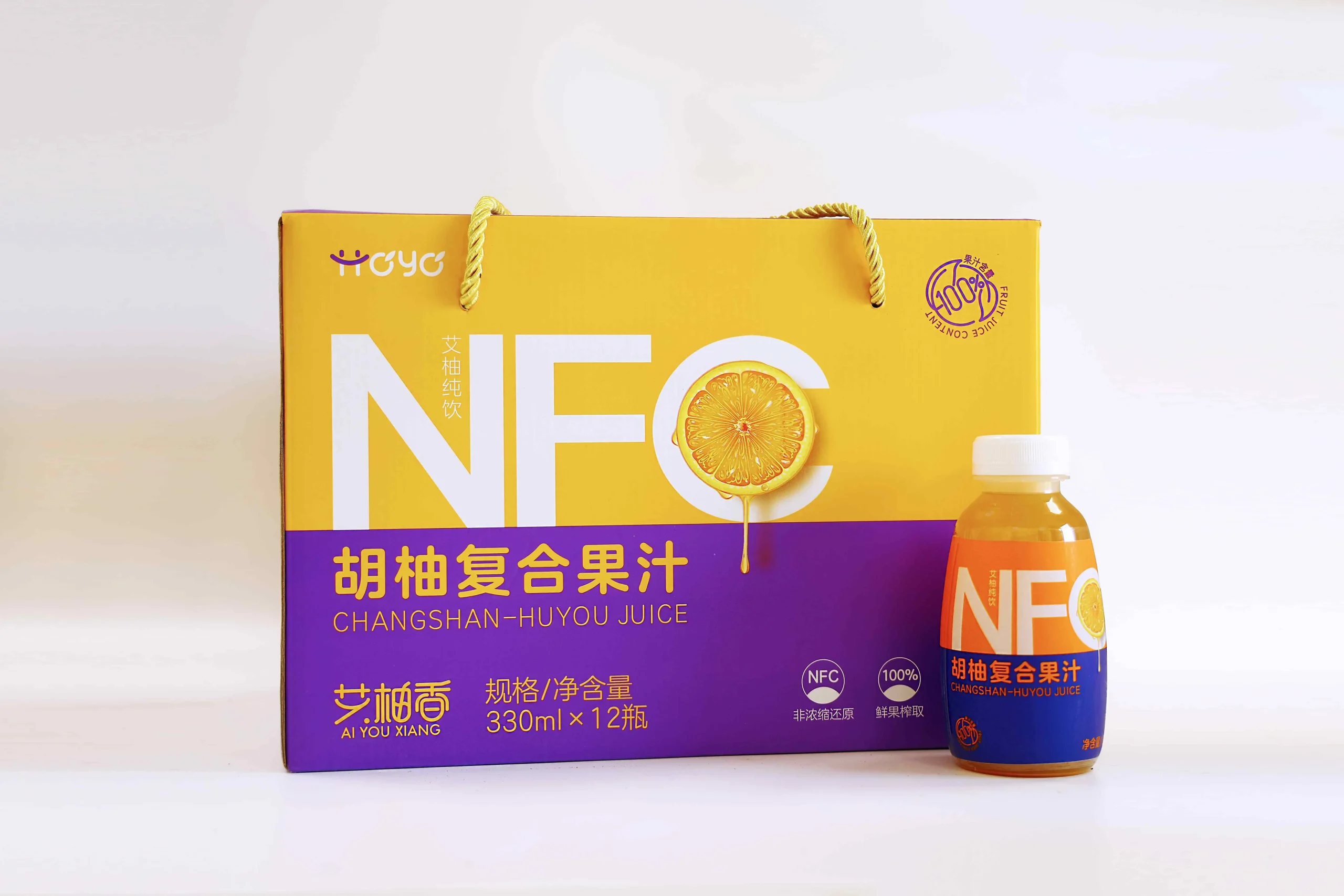 NFC Hu You Pomelo Juice 330g (Gift Box) – 12 Bottles Pack